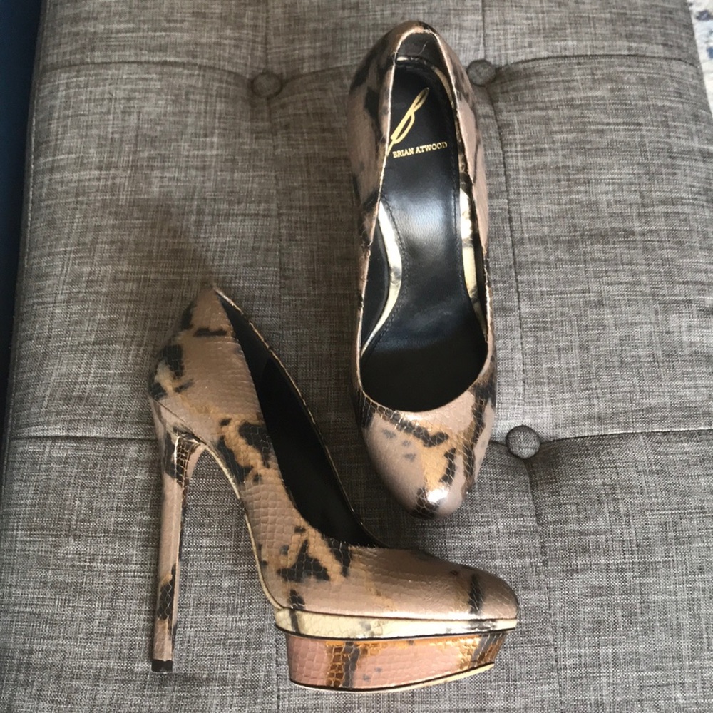 Brian Atwood Fontanne Platform Heels